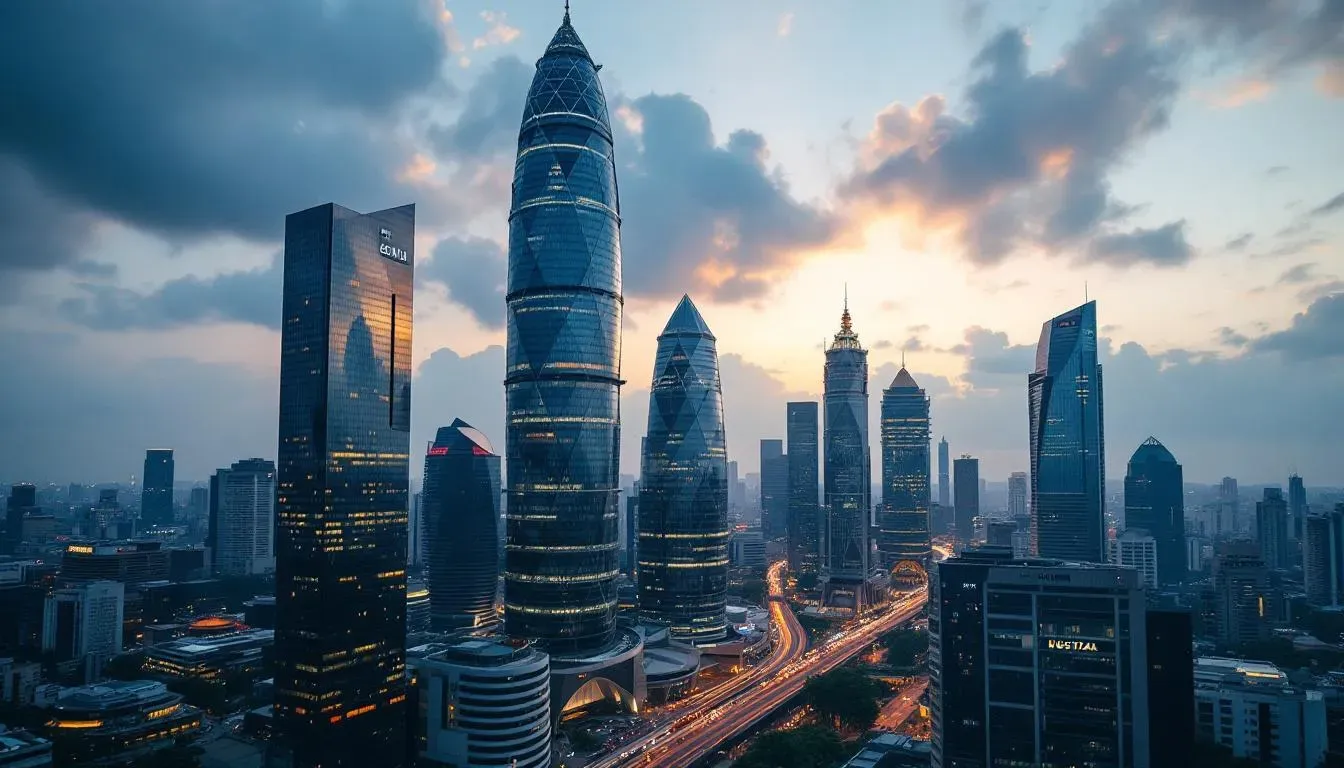 Jakarta Modern Skyscrapers - filming location in Indonesia