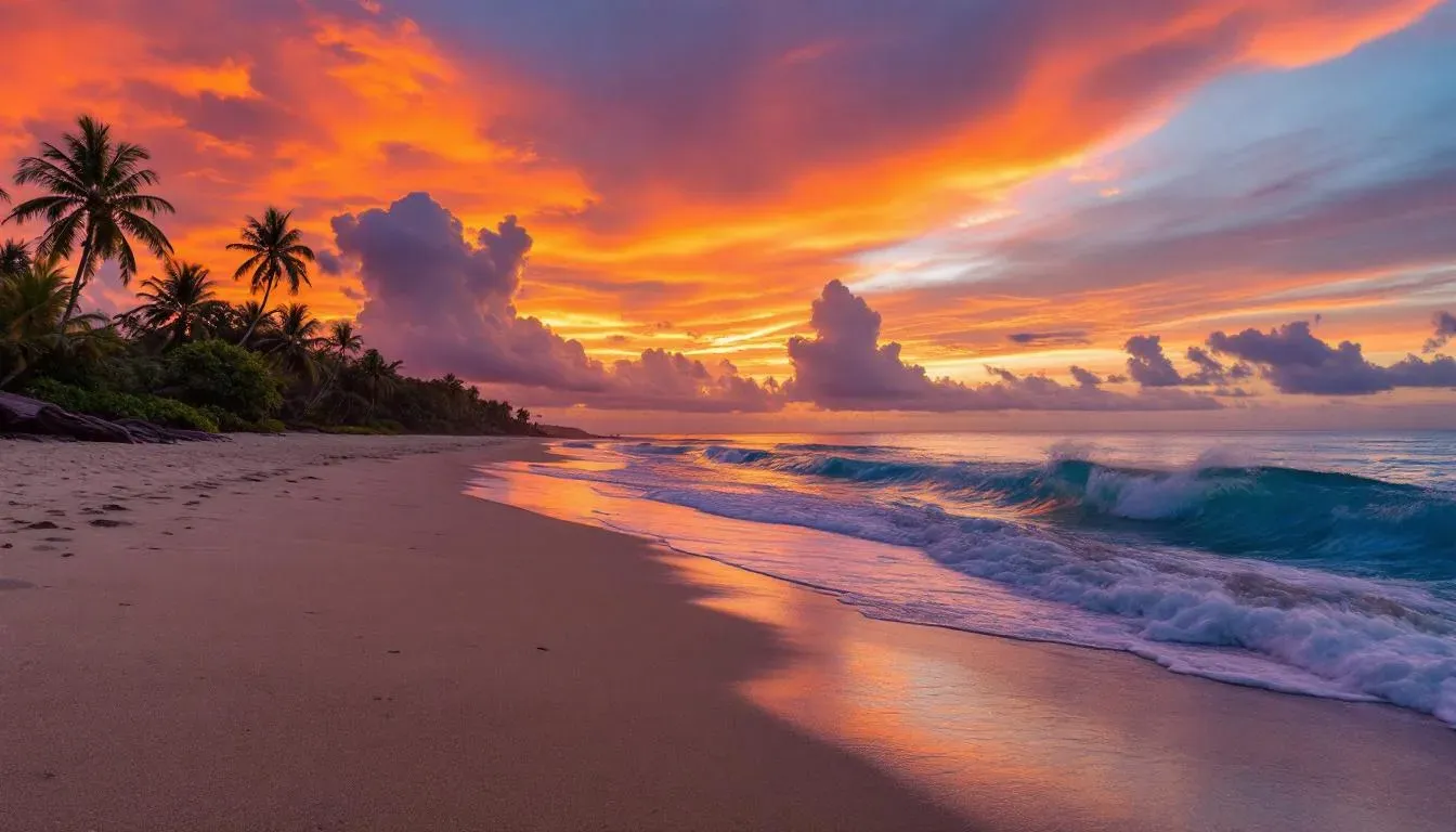 Seminyak Beach Sunset - filming location in Indonesia