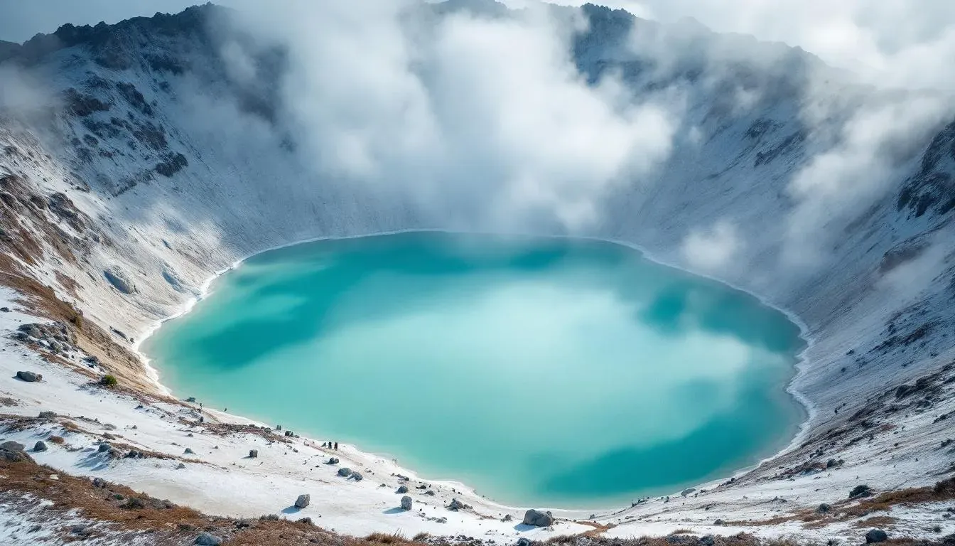 Kawah Putih Crater Lake - filming location in Indonesia