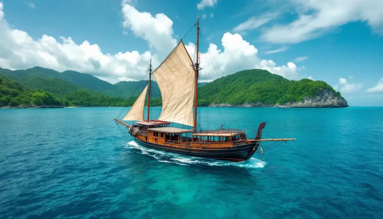 Indonesian Traditional Boat - filming location in Indonesia